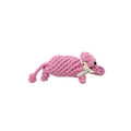 Piggy Pink Rope Dog Toy-0