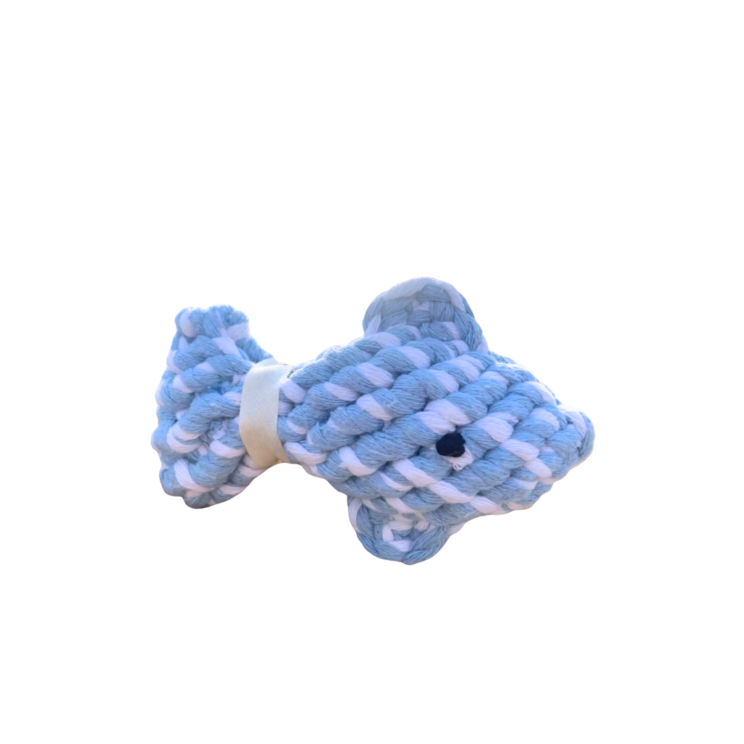 April the Happy Fish Pet Rope Toys-0