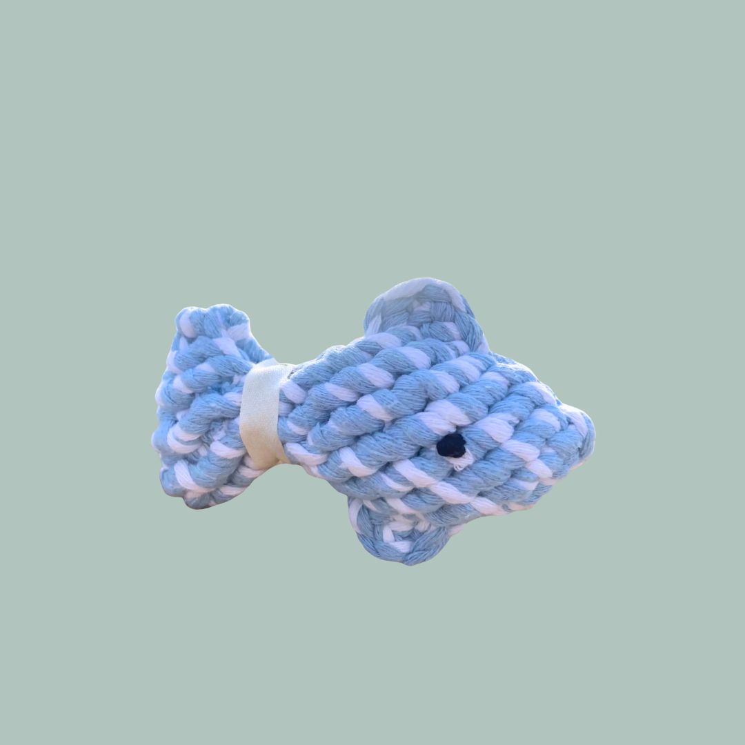 April the Happy Fish Pet Rope Toys-1