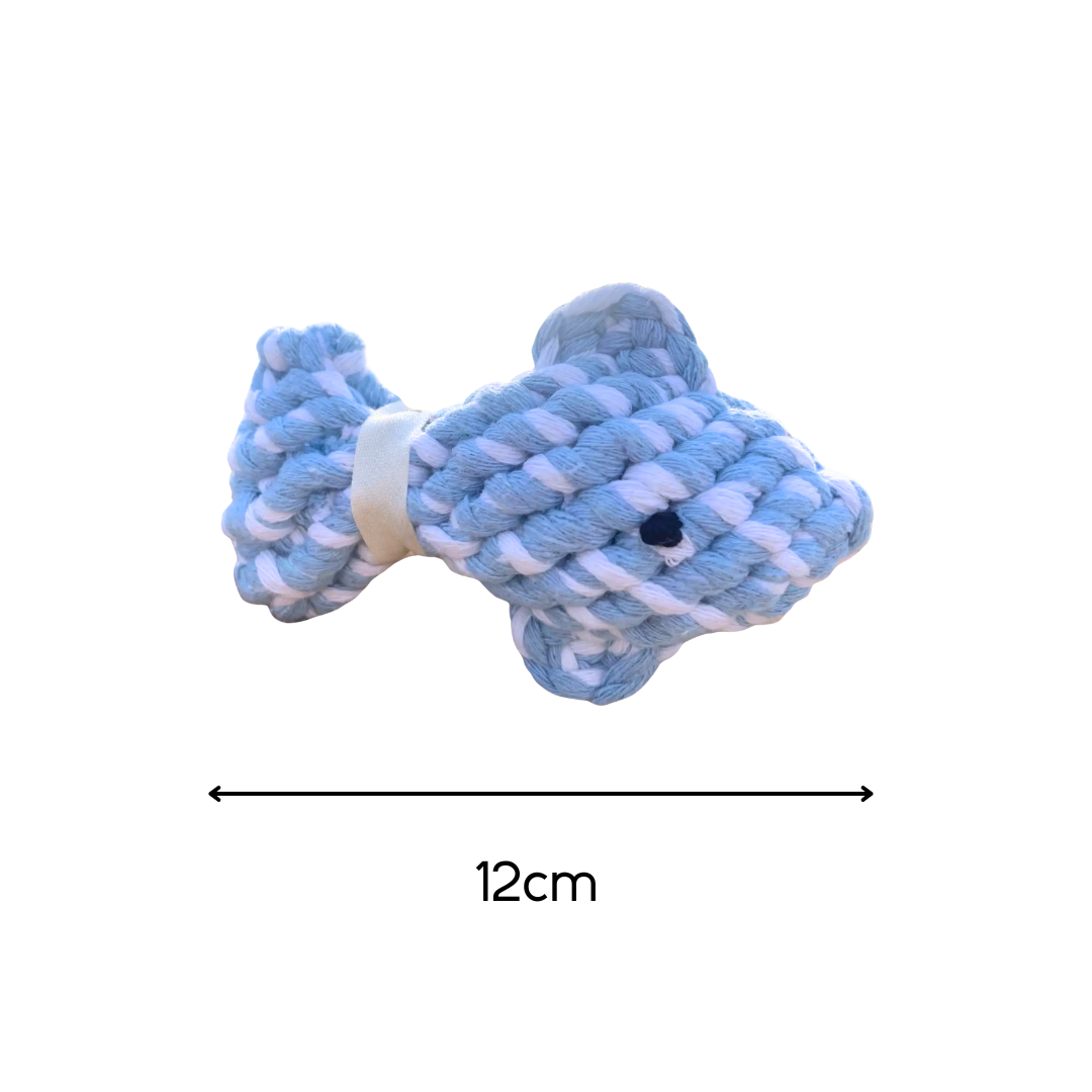 April the Happy Fish Pet Rope Toys-3