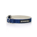 blue hemp dog collar essential dog-0