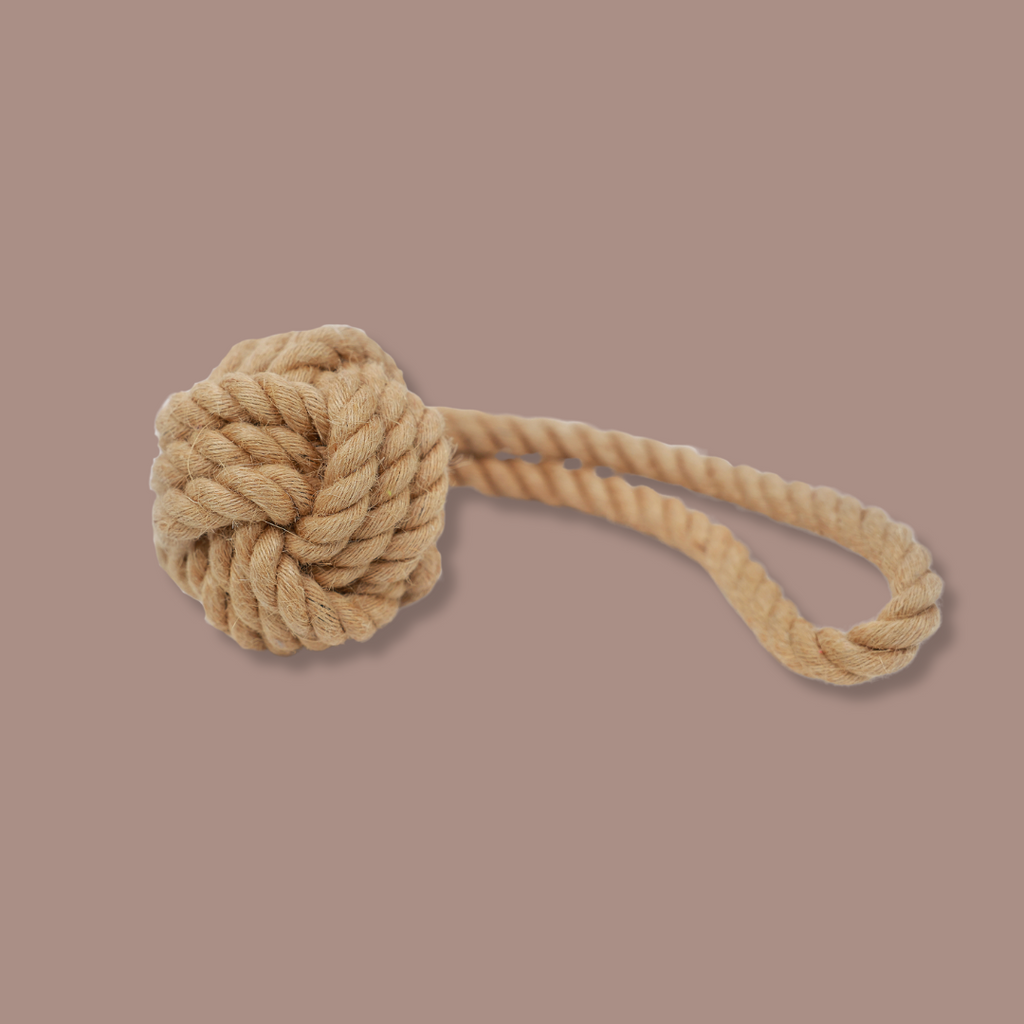 Natural Hemp Tug Rope Ball-1