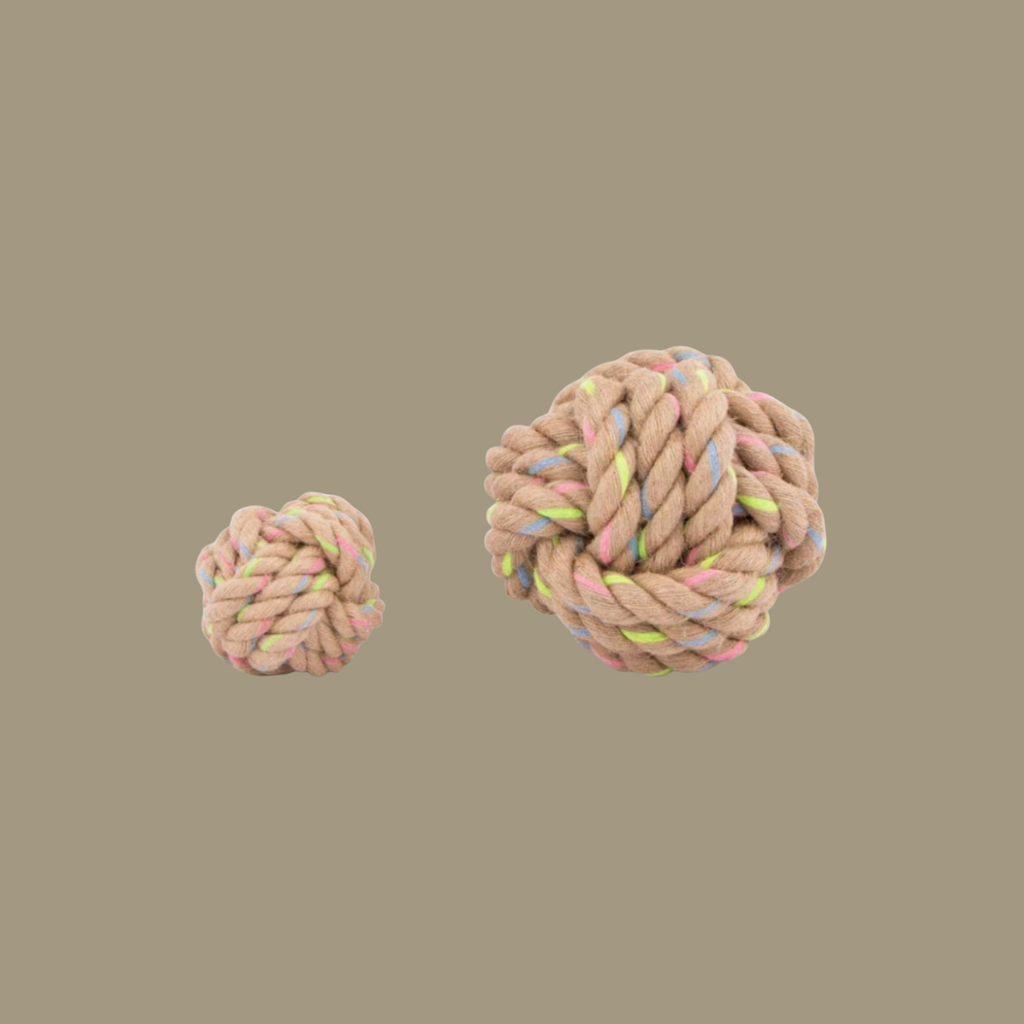Rainbow Hemp Knot Ball-1