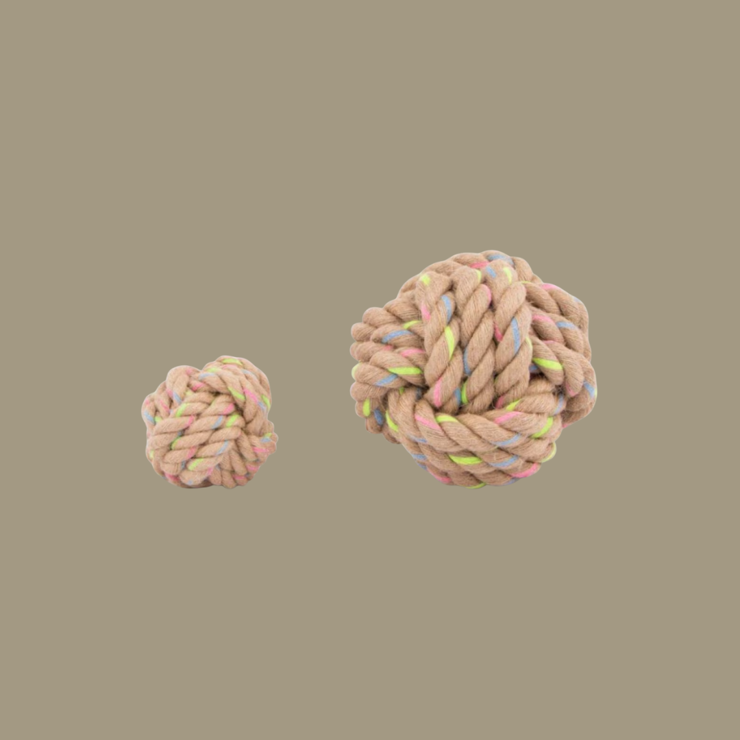 Rainbow Hemp Knot Ball-1