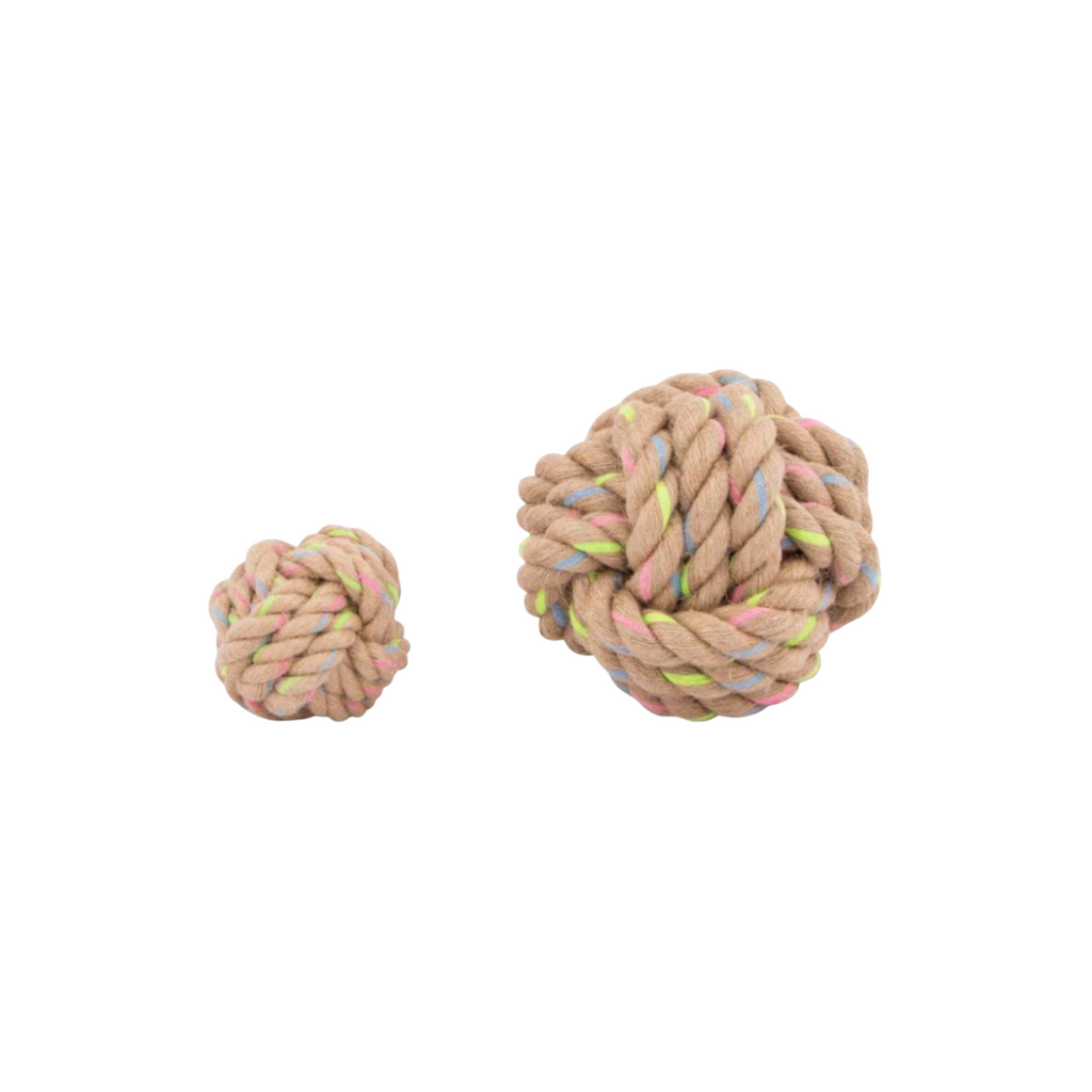 Rainbow Hemp Knot Ball-0