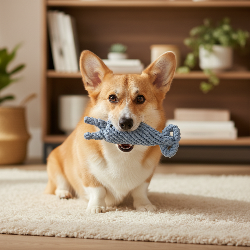 The dolphin dog toy-2