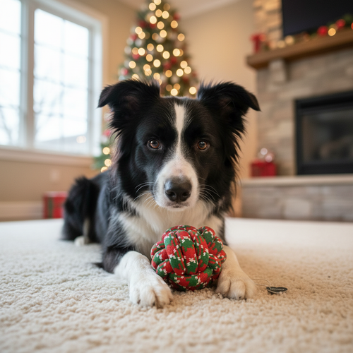 Christmas Jumbo Rope Ball-1