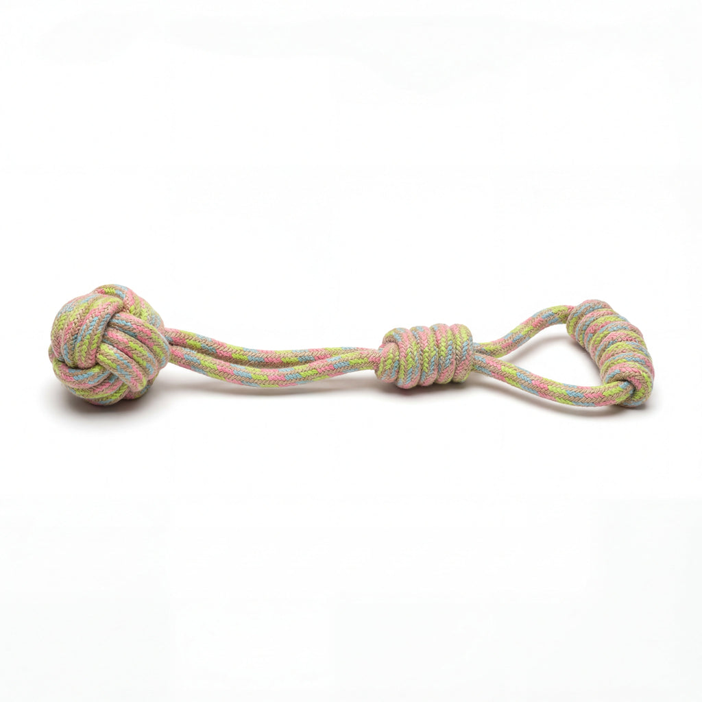 Rainbow Hemp Tug Toy | Monkey Fist-3