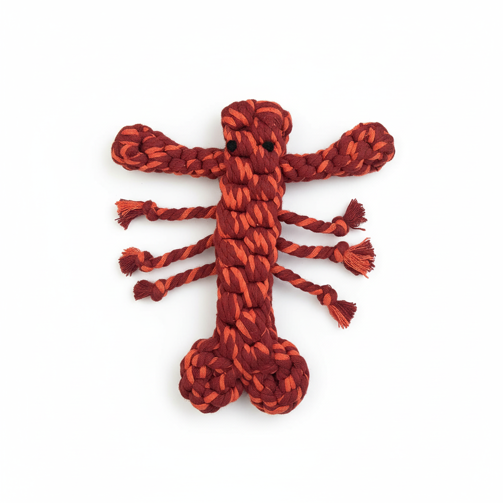 Coral Pop Lobster Pet Toy | Thicker and Stronger-6