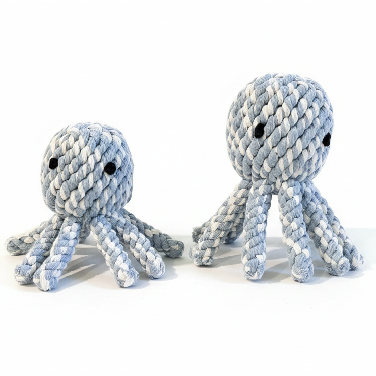 Kai the Octopus Rope Toy : New Version-0